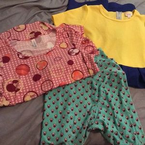 Disney Lularoe Set- Classic T, Amelia, & leggings